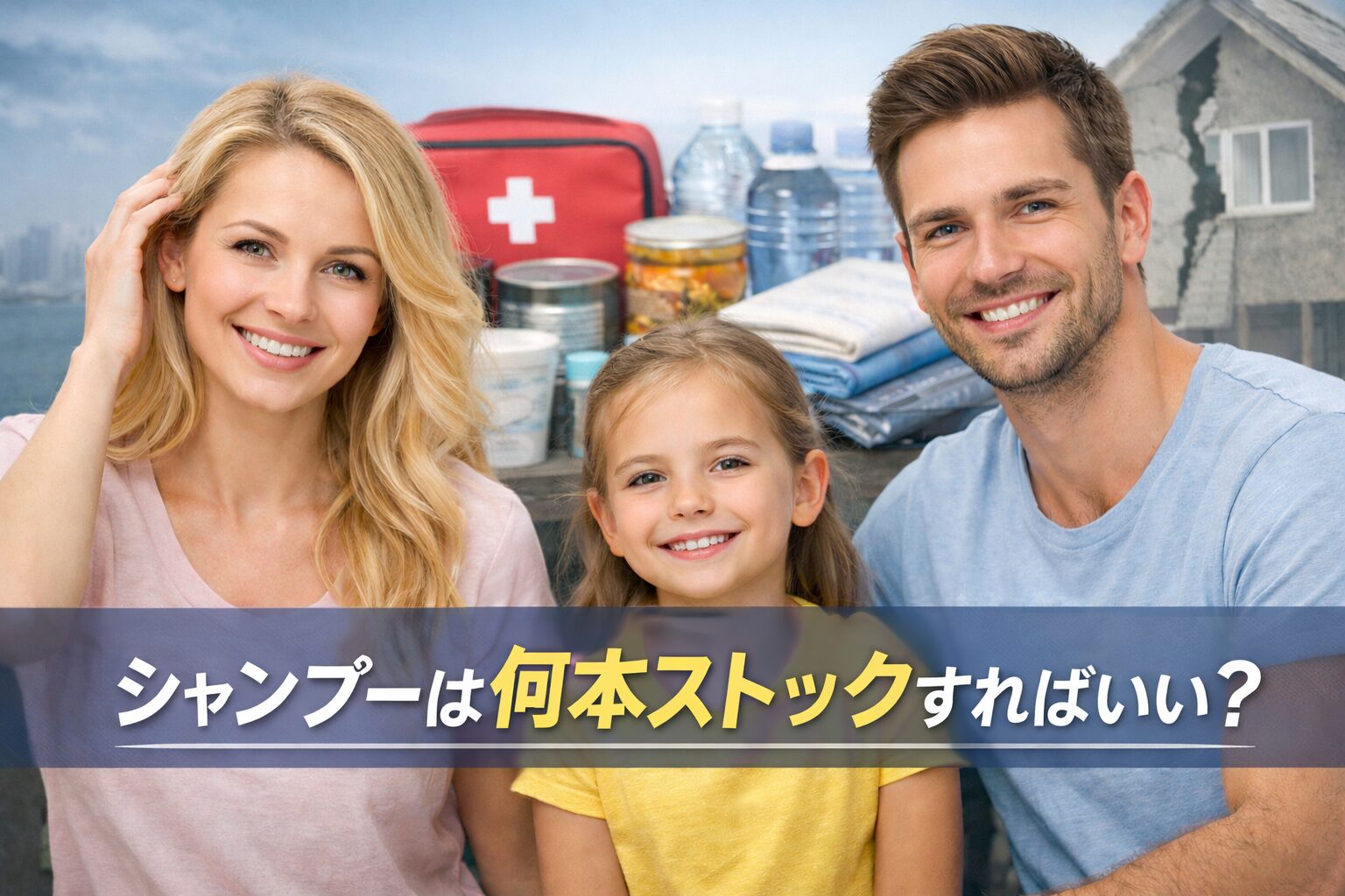 シャンプーの備蓄は何本ストックすればいい？防災や物価高に備える目安を紹介!