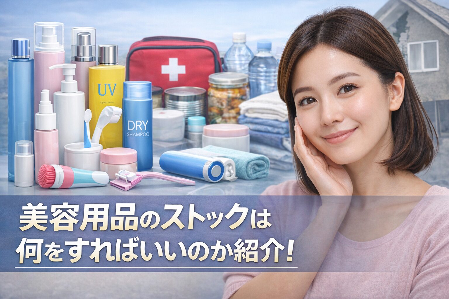 美容用品の備蓄リスト!防災や物価高に備えてストックしたいアイテムを紹介